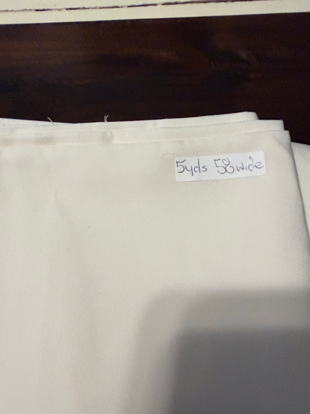 Ivory/Cream Fabric Yardage - Picture 2 of 4
